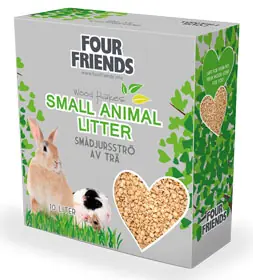 Four Friends Smådjursströ 10 l Rabatt
