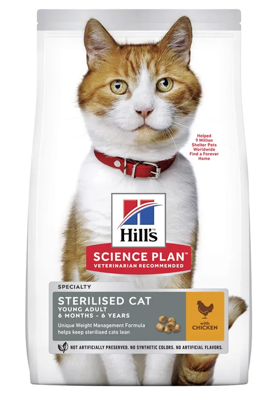 Endast idag Hill‘s Feline Adult Sterilised Chicken