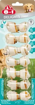 Endast denna vecka 8in1 Dental Delights Bones XS, 7 st