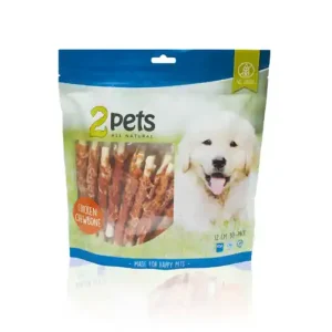 2pets tuggpinne med kycklingfilé 400 g, 30-pack Sänkt pris