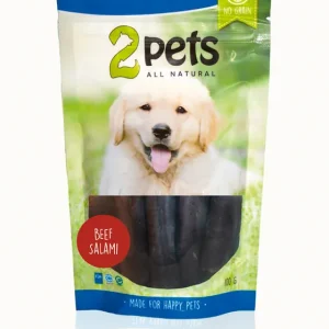 2pets Dogsalami Beef 100 g Extra rabatt