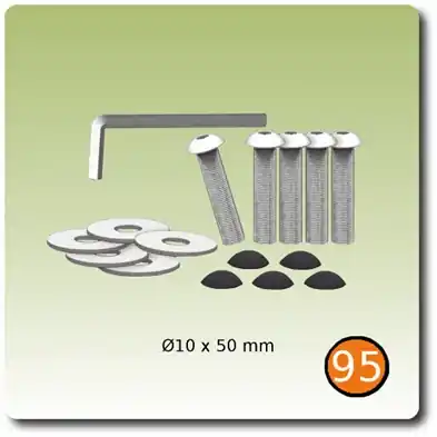 Populärt val StarSystem 95 skruvset 6, 10x50 mm 5 st