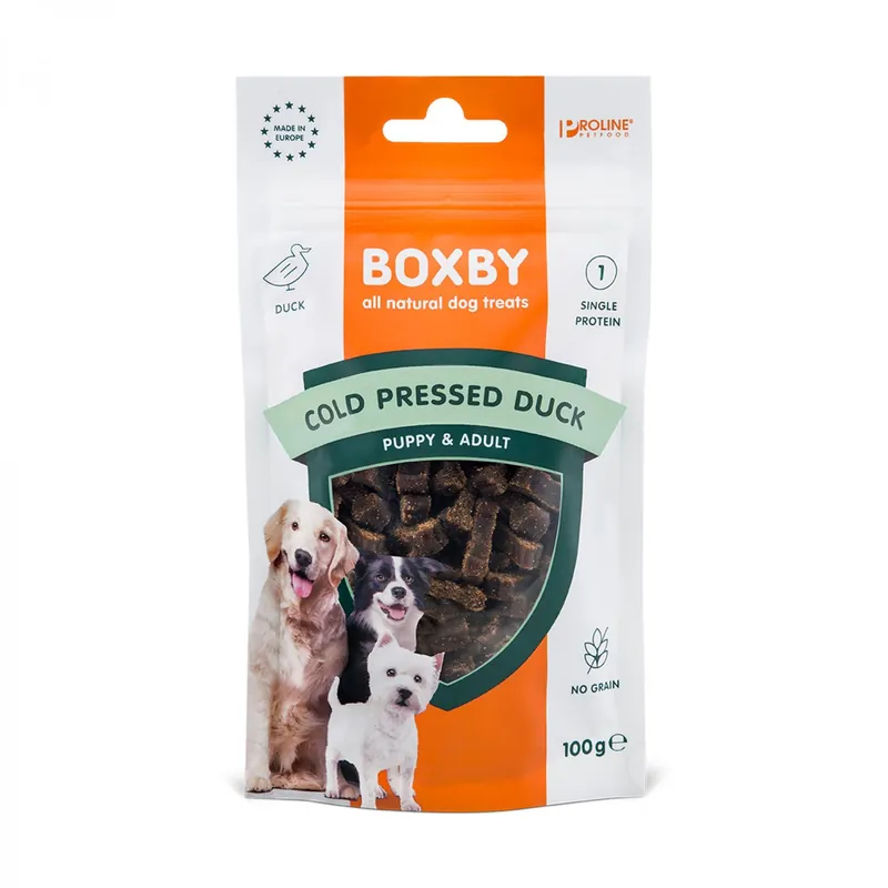 Erbjudande Boxby Cold Pressed Grainfree Ankgodis 100 g