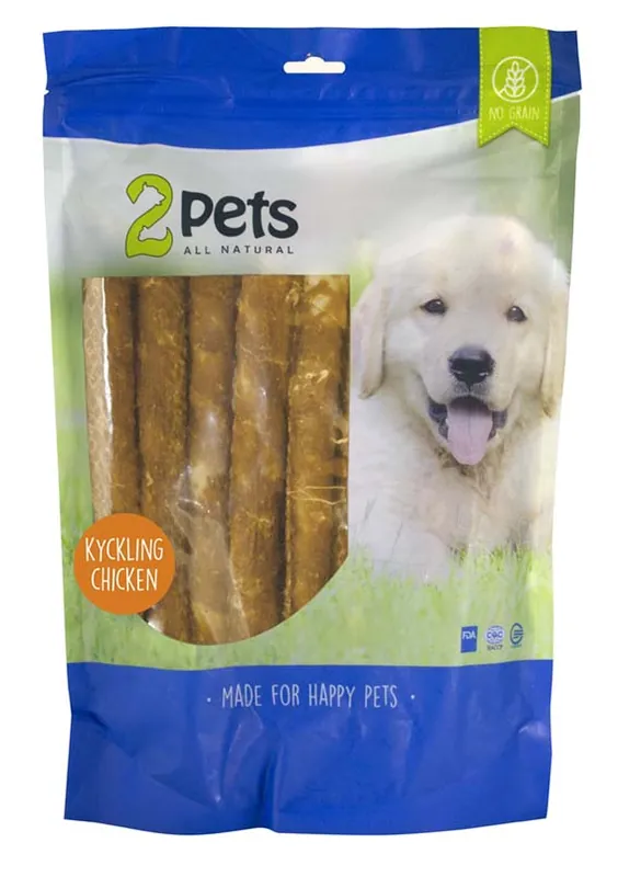 Endast idag 2pets tuggpinne med kycklingfilé 28 cm, 12-pack