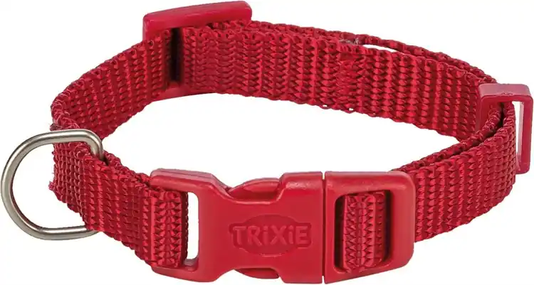 Nyhet Premium halsband XS/S 22-35 cm/10 mm, röd