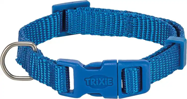 Populär Premium halsband XS/S 22-35 cm/10 mm, blå