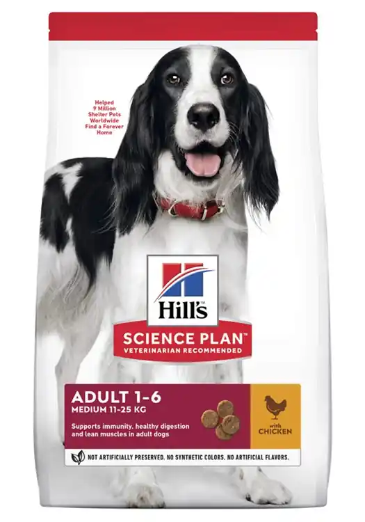 Hill‘s Canine Adult Medium Chicken Begränsat erbjudande