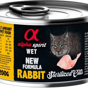 alpha spirit CAT Rabbit Sterilized 200 g Reapris