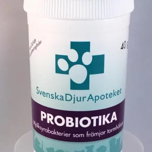 Nyhet Svenska Djurapoteket Probiotika 40 g