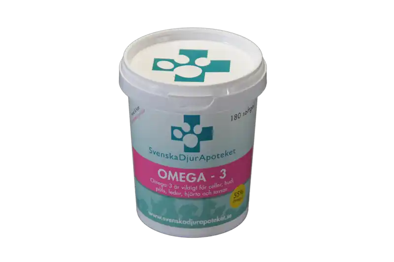 Svenska Djurapoteket Omega-3, 180 st/softgel Extra rabatt