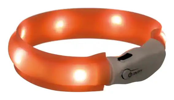 Flash light band USB, 25 mm, orange Kundfavorit