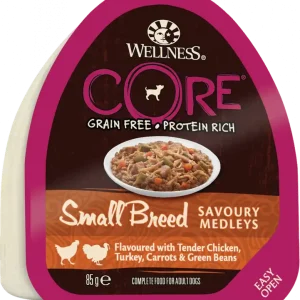 CORE Dog Small Breed Savoury Medleys Chicken/Turkey 85 g Begränsat erbjudande