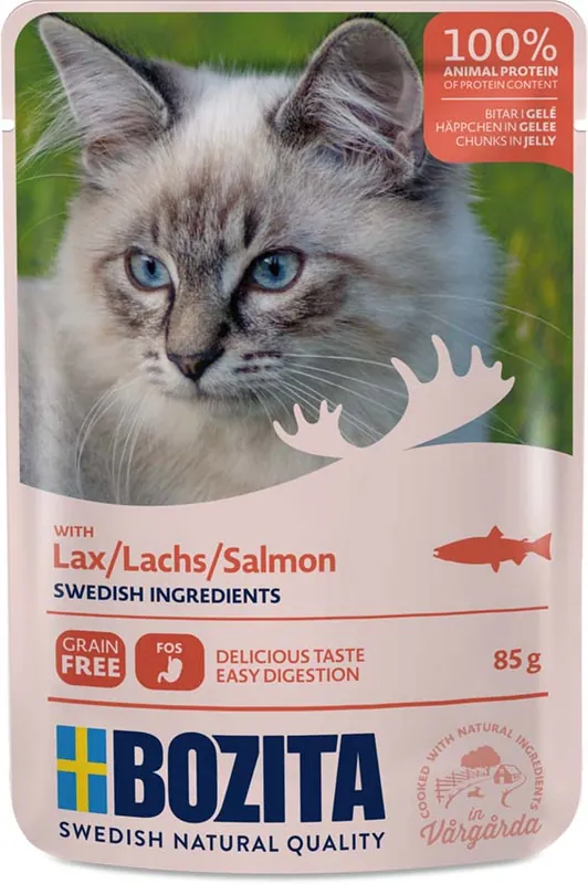 Bozita katt Lax i gelé 85 g Endast denna vecka
