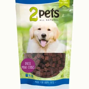 2pets Dogsnack Duck MiniCubes Billig