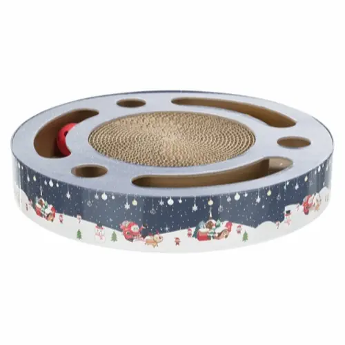 Xmas klöscylinder med 2 plastbollar 33 cm Fynd