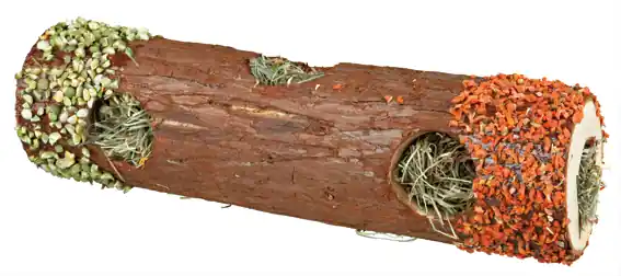 "NL" Gnagartunnel trä med fyllning 30 cm Nedsatt pris