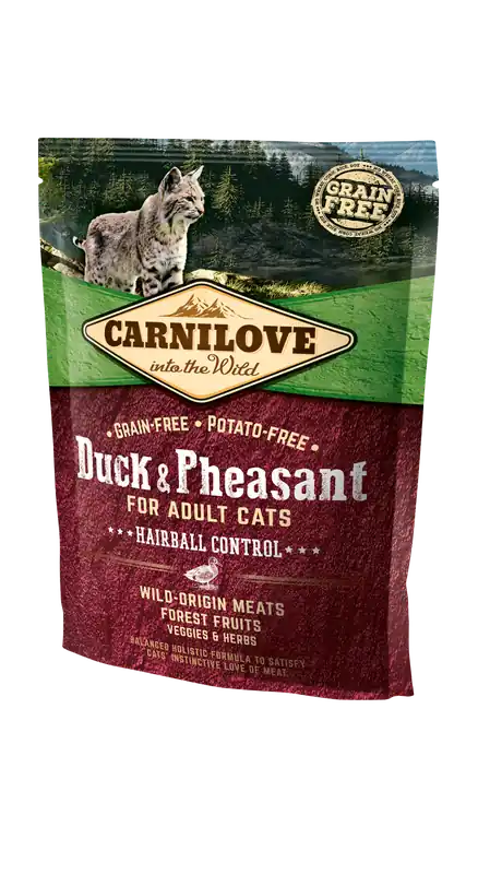 Erbjudandepris Carnilove Cat Duck & Pheasant - Hairball Control