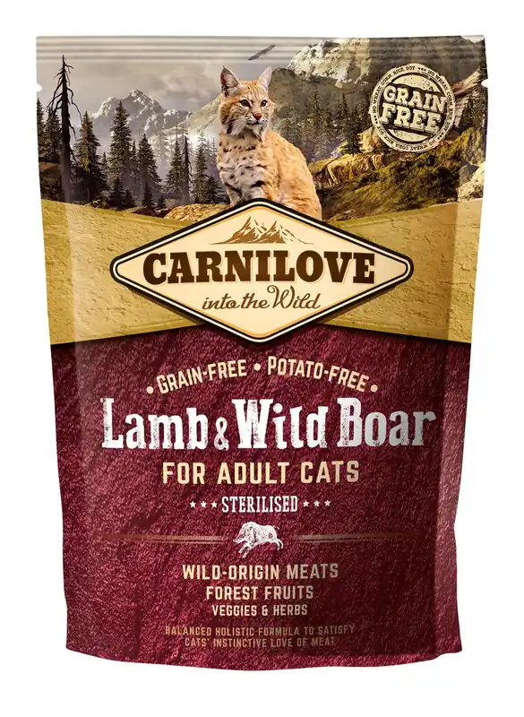 Reapris Carnilove Cat Lamb & Wild Boar - for Sterilised