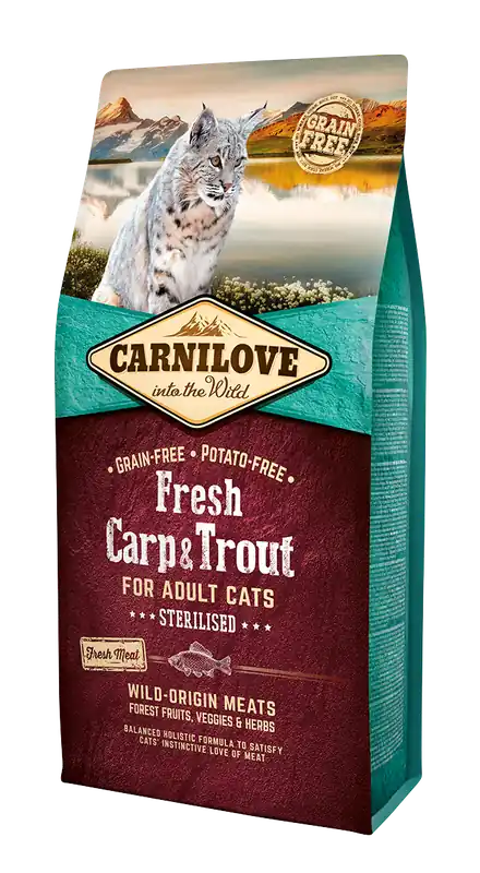 Carnilove Cat Fresh Carp & Trout - for Sterilised Begränsat erbjudande