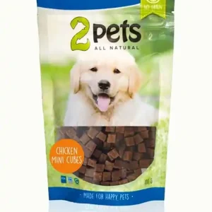 2pets Dogsnack Chicken MiniCubes Begränsat erbjudande