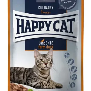 Utförsäljning HappyCat våt/sås, anka, 85 g