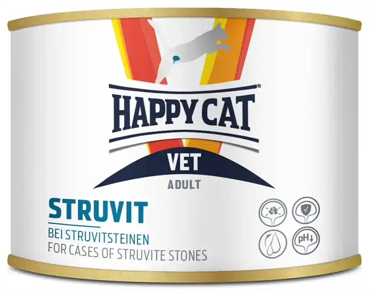 Begränsat antal HappyCat VET Diet Struvit, våt 200 g