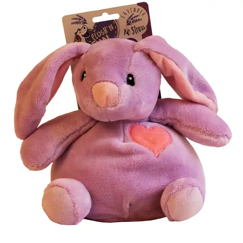 Plyschkanin lila med lavender 30 cm Endast idag