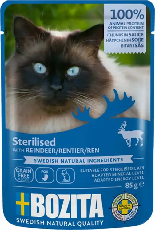 Fynd Bozita Sterilised Ren i sås 85 g
