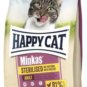 Snabb leverans HappyCat Minkas Sterilised fågel