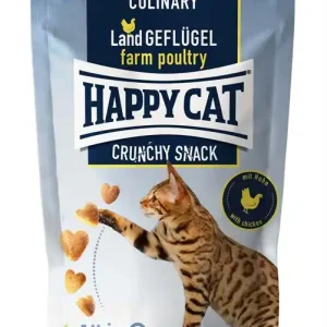 Sista chansen HappyCat Crunchy Snack fågel/morötter 70 g