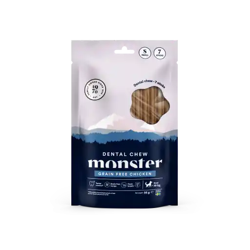 Monster Dog Dental Chew GrainFree Chicken S Köp nu