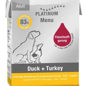 Bästa pris Platinum MENU Adult Duck+Turkey 375 g