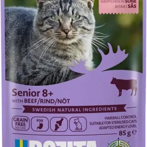 Bozita katt senior 8+ Nötkött i sås 85 g Begränsat erbjudande