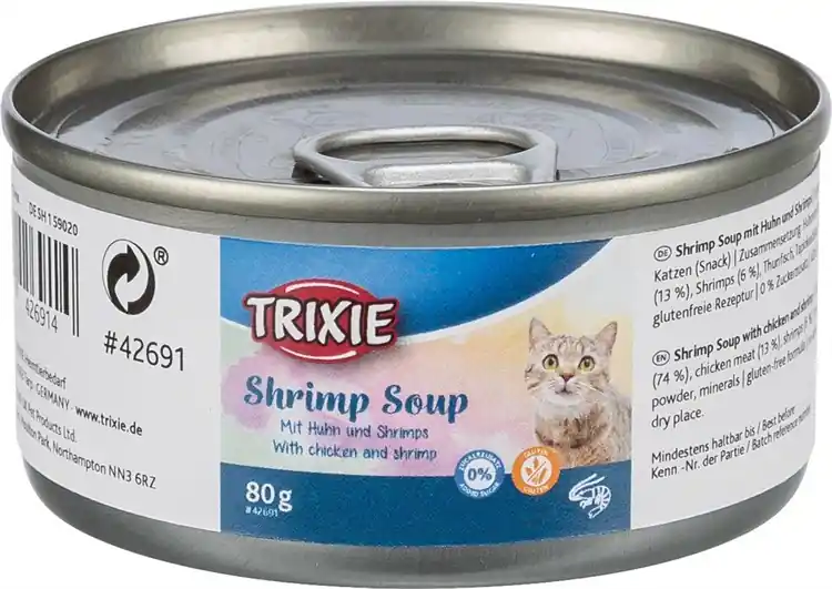 Räksoppa, konserv med kyckling & räkor, 80 g Sänkt pris