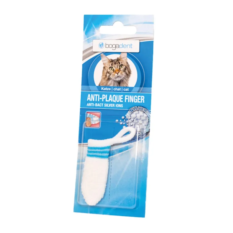 Premium Anti-Plaque Finger katt, Bogadent