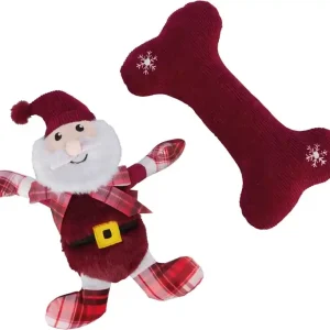 Xmas Gift set, plush/fabric 30 cm Rabatt