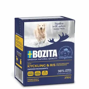 Bozita Chicken/Rice bitar i gelé 370 g Utförsäljning