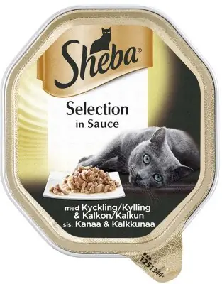 Kundfavorit Sheba Kyckling & Kalkon 85 g