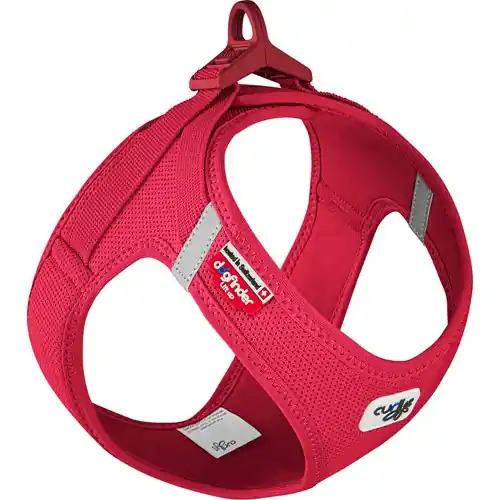Erbjudande Curli västsele Air-Mesh Clasp röd