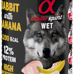 alpha spirit Rabbit with Banana 400 g Expressleverans