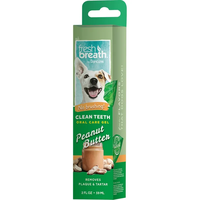 Tropiclean Fresh Breath Oral Care Peanut Butter Gel 59 ml Erbjudandepris
