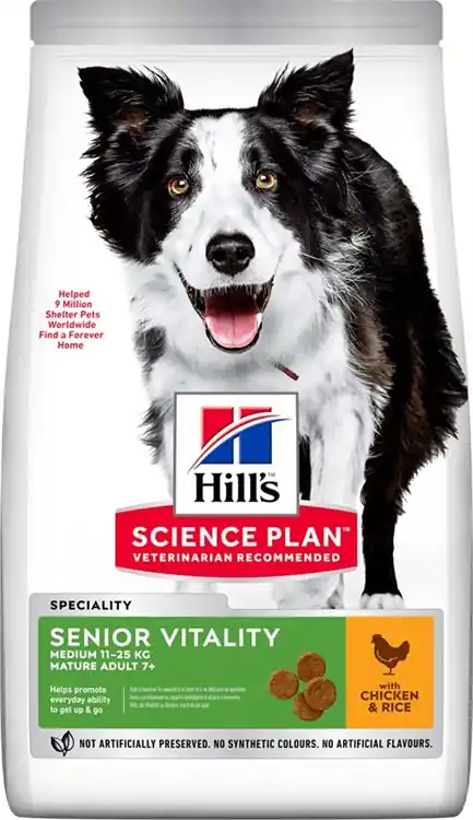 Hill‘s Canine Senior Vitality Medium Chicken Begränsat antal