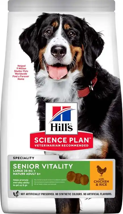 Erbjudandepris Hill‘s Canine Senior Vitality LargeBreed Chicken 12 kg