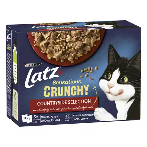 Bästa pris LATZ Sensations Crunchy Kött 10x85g