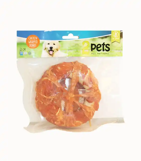 Expressleverans 2pets tuggring med kyckling 12 cm