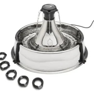 Reapris Vattenfontän Drinkwell 360 rostfri 3,8 l