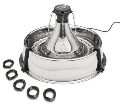 Reapris Vattenfontän Drinkwell 360 rostfri 3,8 l