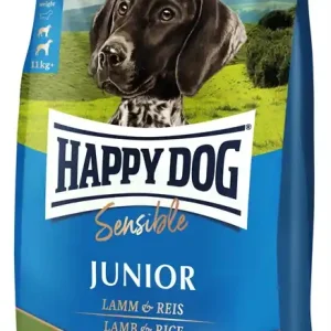 Expressleverans HappyDog Sensible Junior Lamb & Rice