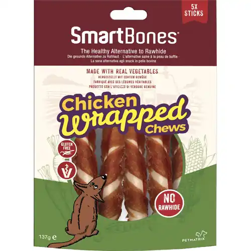 Snabb leverans SmartBones Chicken Wrapped Sticks 9-pack
