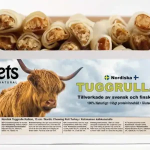 2pets Nordisk tuggrulle med kalkon, 13 cm Köp nu